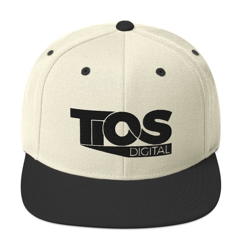 TiOS Neutral/Black Trim Snapback Hat