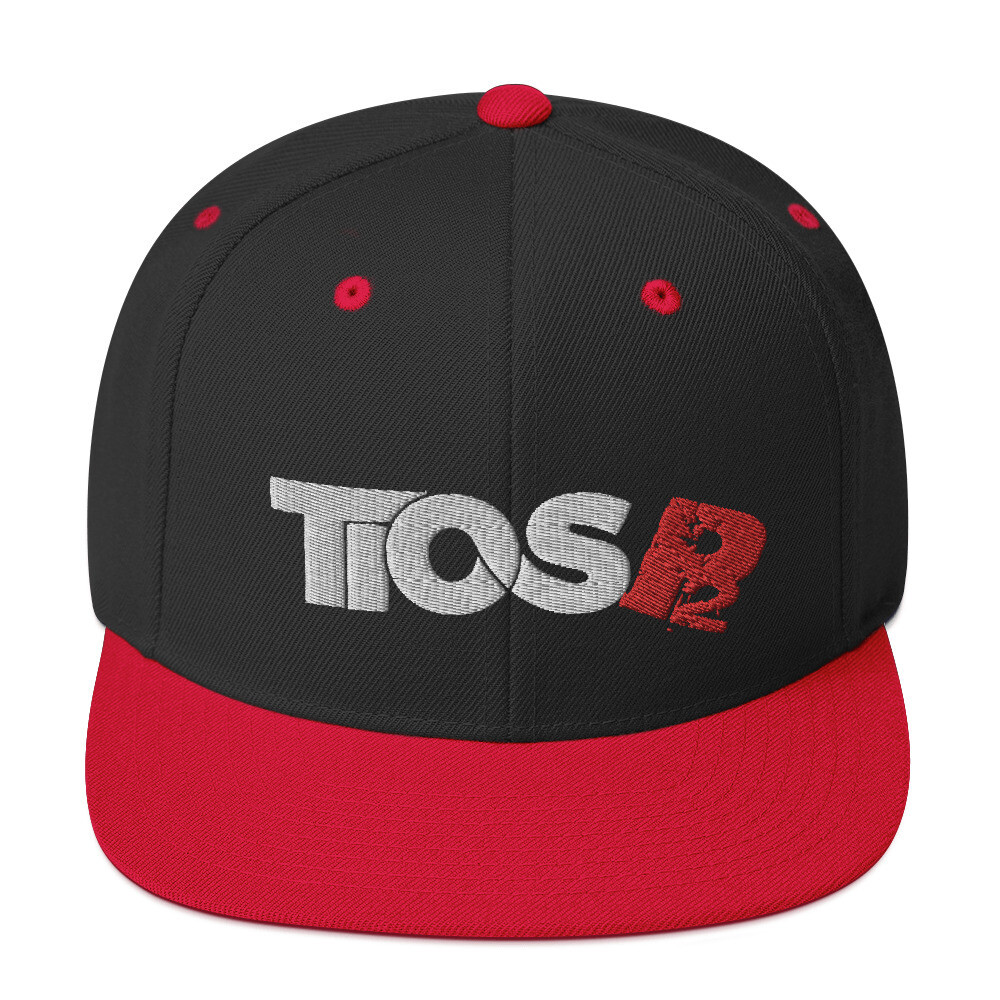 TiOS Phase 2 Red Trim Snapback Hat