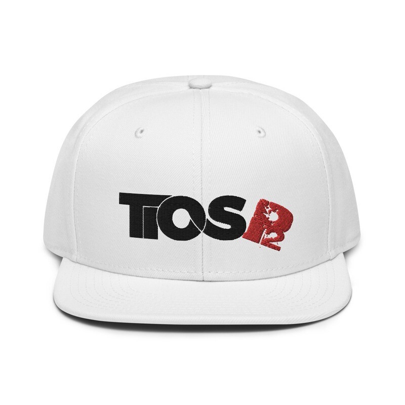 TiOS Phase 2 White Snapback Hat