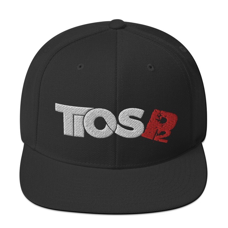 TiOS Phase 2 Black Snapback Hat
