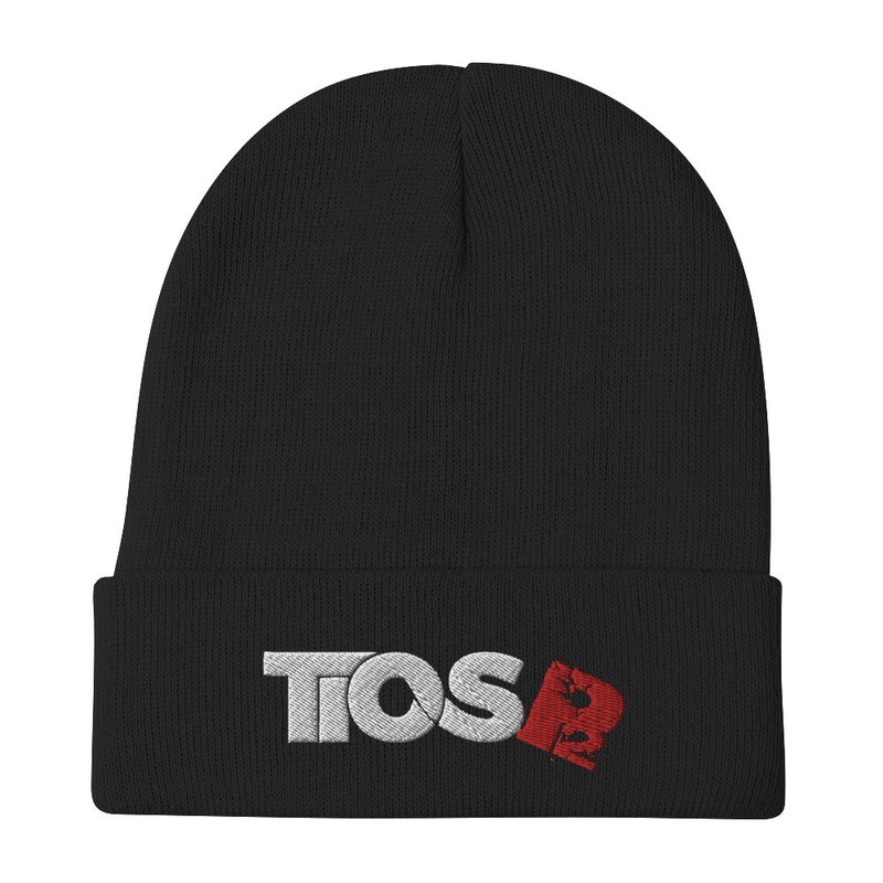 TiOS Phase 2 Black Knit Beanie