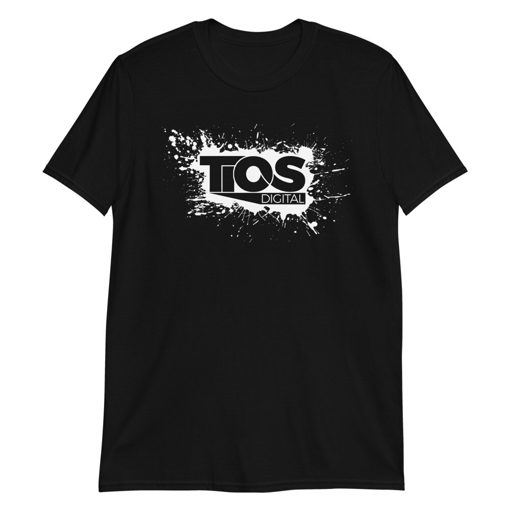 NEW TiOS Digital &quot;PAINTED&quot; (White Logo) Short-Sleeve Unisex T-Shirt