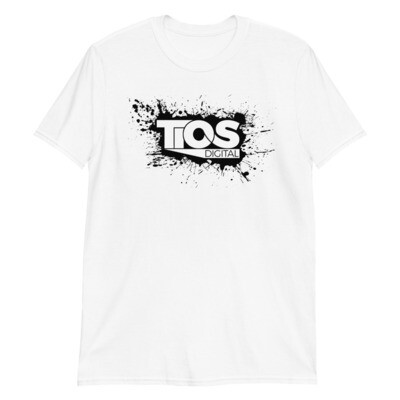 NEW TiOS Digital &quot;PAINTED&quot; (Black Logo) Short-Sleeve Unisex T-Shirt