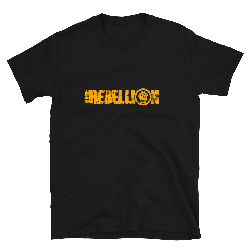 The Rebellion (Orange Logo) Short-Sleeve Unisex T-Shirt