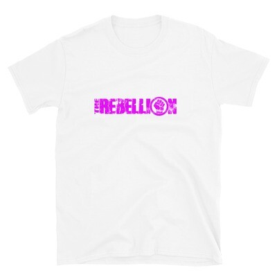 The Rebellion (Purple Logo)Short-Sleeve Unisex T-Shirt