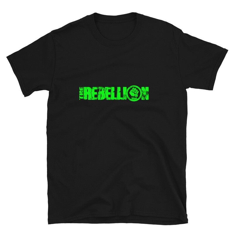 The Rebellion (Green Logo) Short-Sleeve Unisex T-Shirt