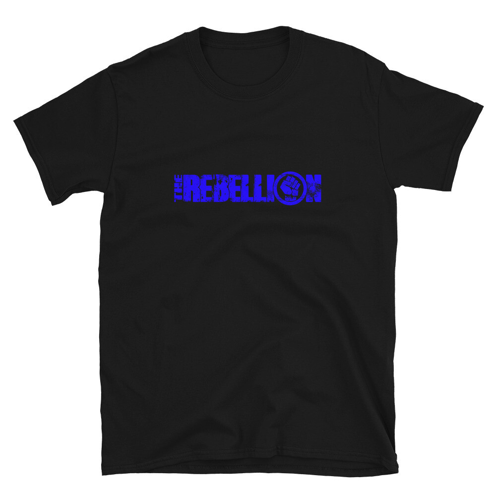 The Rebellion (Blue Logo) Short-Sleeve Unisex T-Shirt