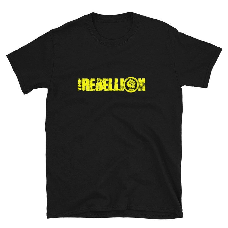 The Rebellion (Yellow Logo) Short-Sleeve Unisex T-Shirt