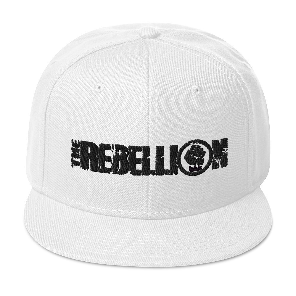 The Rebellion White Snapback Hat