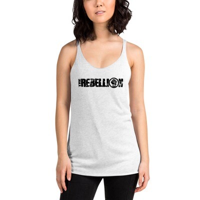 The Rebellion (Black Logo) Women&#39;s Racerback Tank