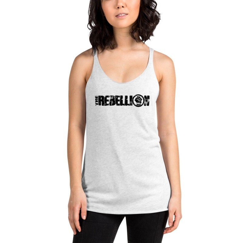 The Rebellion (Black Logo) Women&#39;s Racerback Tank