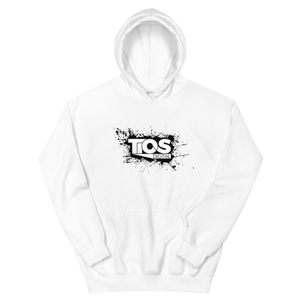 NEW TiOS Digital &quot;PAINTED&quot; (Black Logo) Unisex Hoodie