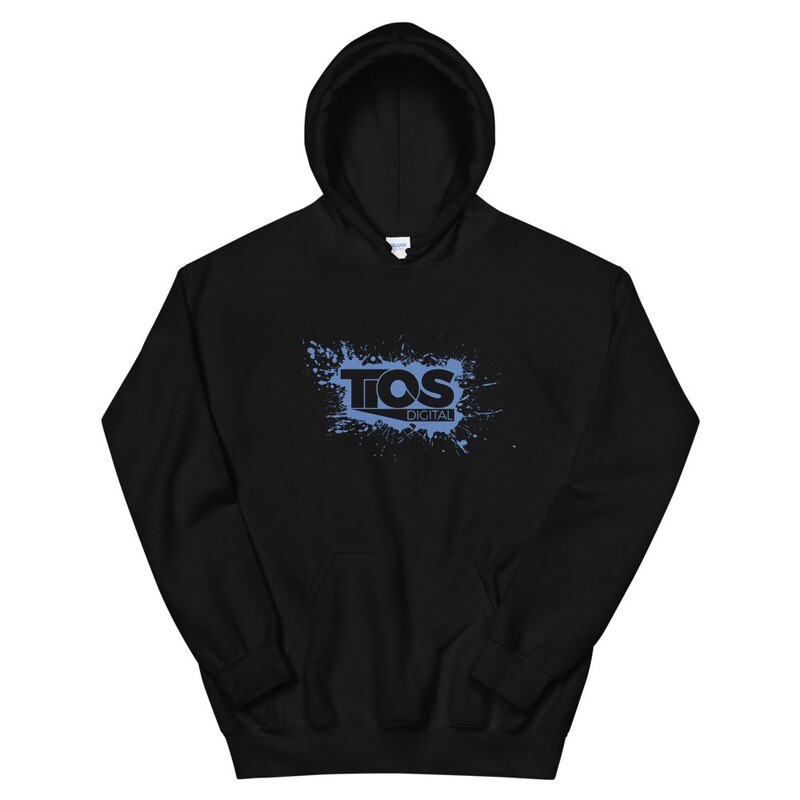 NEW TiOS Digital &quot;PAINTED&quot; (Blue Logo) Unisex Hoodie
