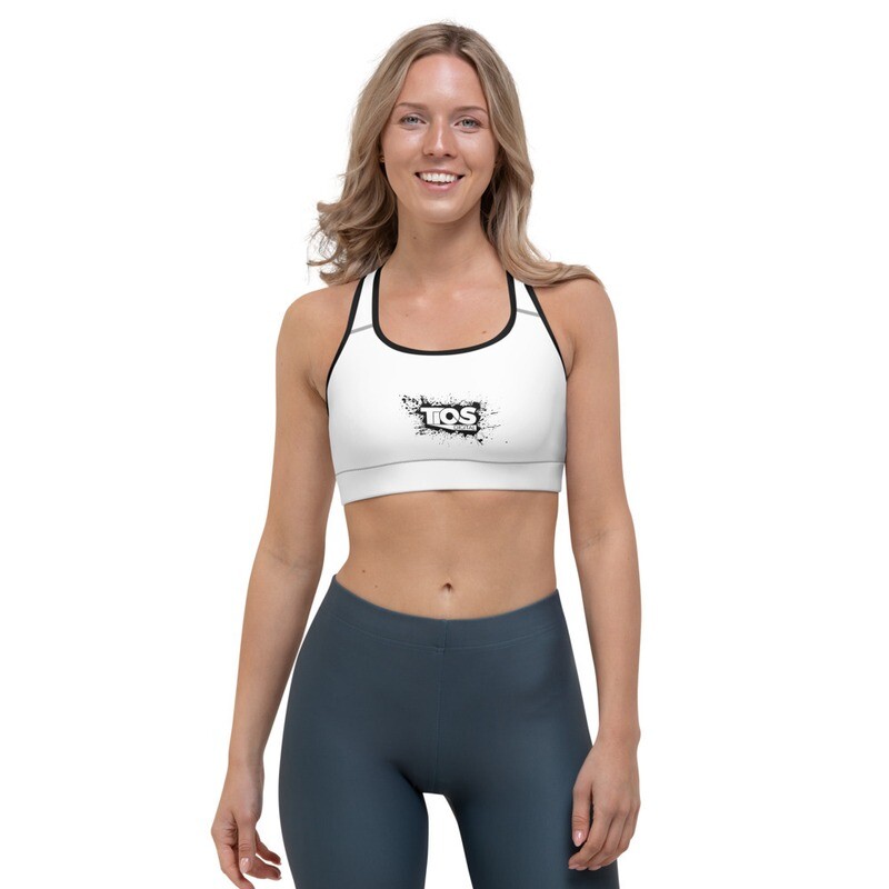 NEW TiOS Digital &quot;PAINTED&quot; (Black Logo) Sports bra