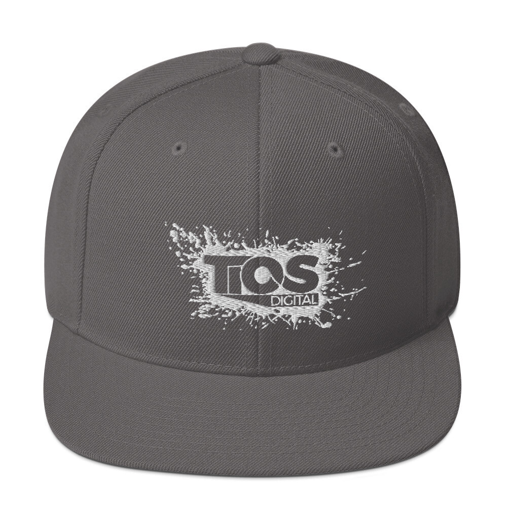 NEW TiOS Digital &quot;PAINTED&quot; Snapback Hat (Grey)
