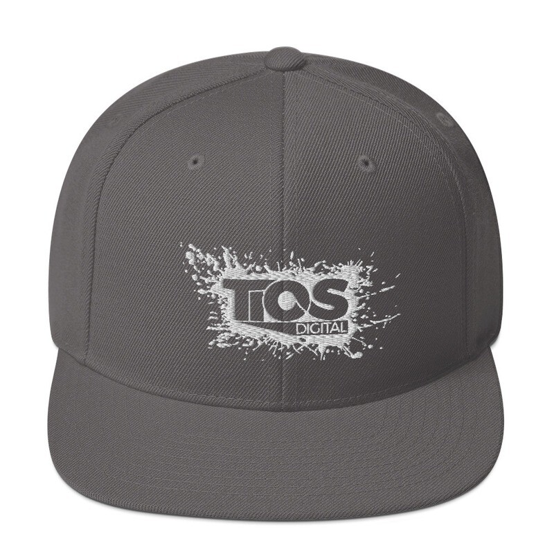 NEW TiOS Digital &quot;PAINTED&quot; Snapback Hat (Grey)