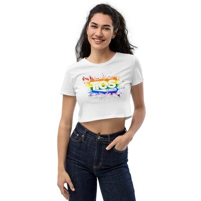 NEW TiOS Digital &quot;PAINTED&quot; (Pride Logo) Crop Top