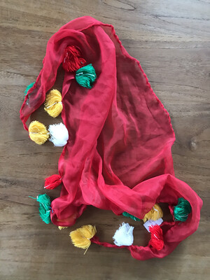 Heupsjaal Pompon