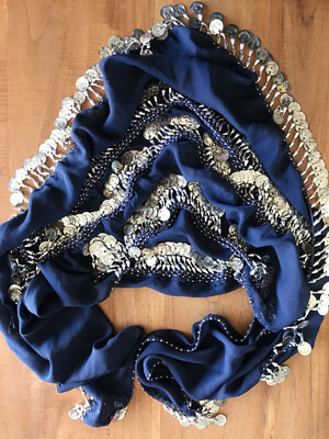 Donkerblauwe Sjaals