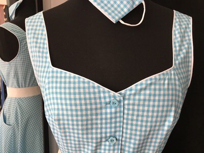 Gingham Turquoise