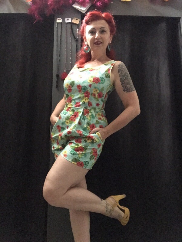 Playsuit Hibiscus 🌺 Mint green