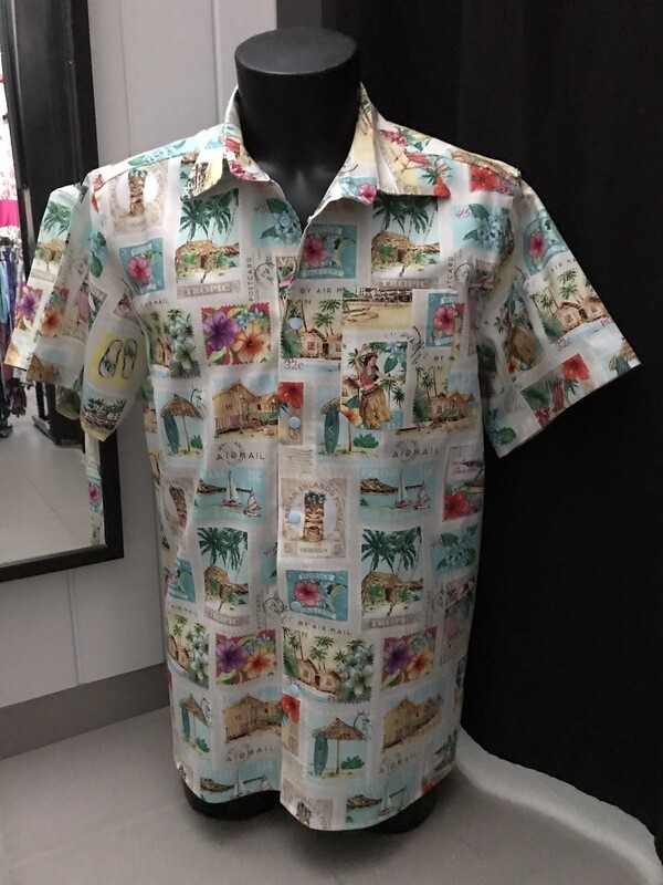 Men's shirt Stamps beige