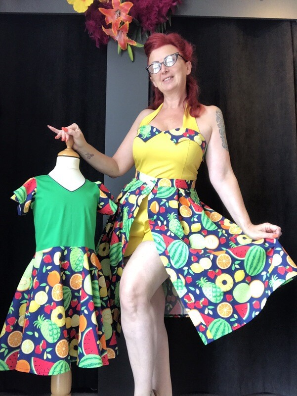 Playsuit Fruits 🍉 🍊 🍍 🍓 🍋 yellow