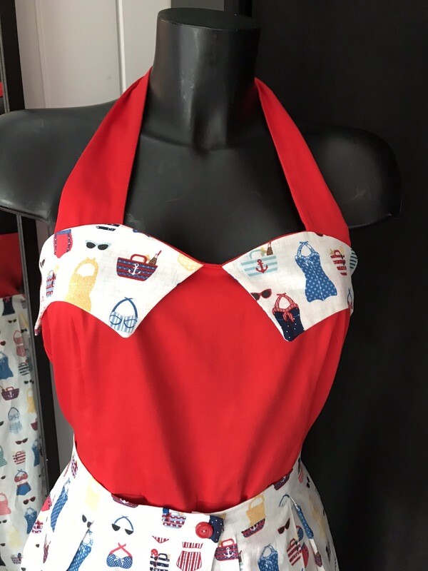 Playsuit Beach time 🏖 red