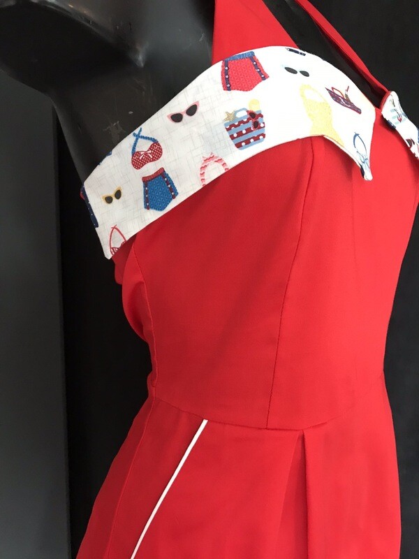 Playsuit Beach time 🏖 red