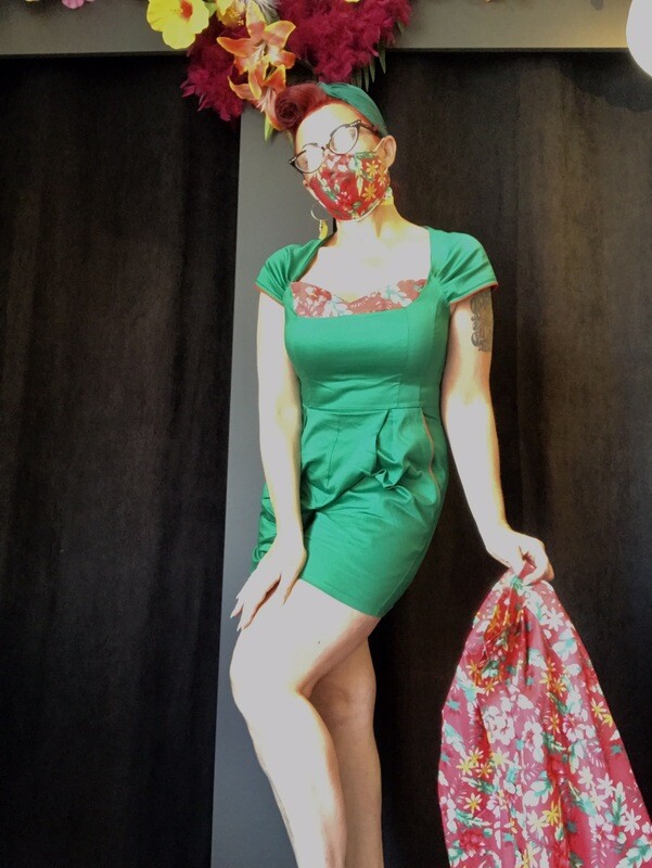 Tiki Green Playsuit