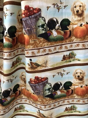 Autumn with Puppies and Ducks 🦆