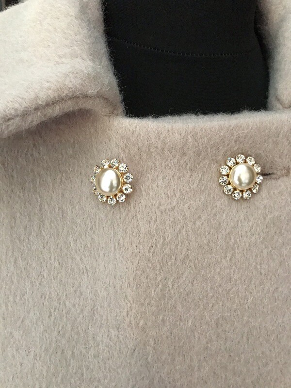 Coat Retro in Nude