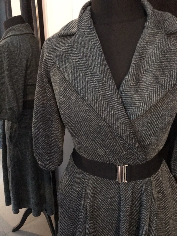 Trenchcoat Tweed Green