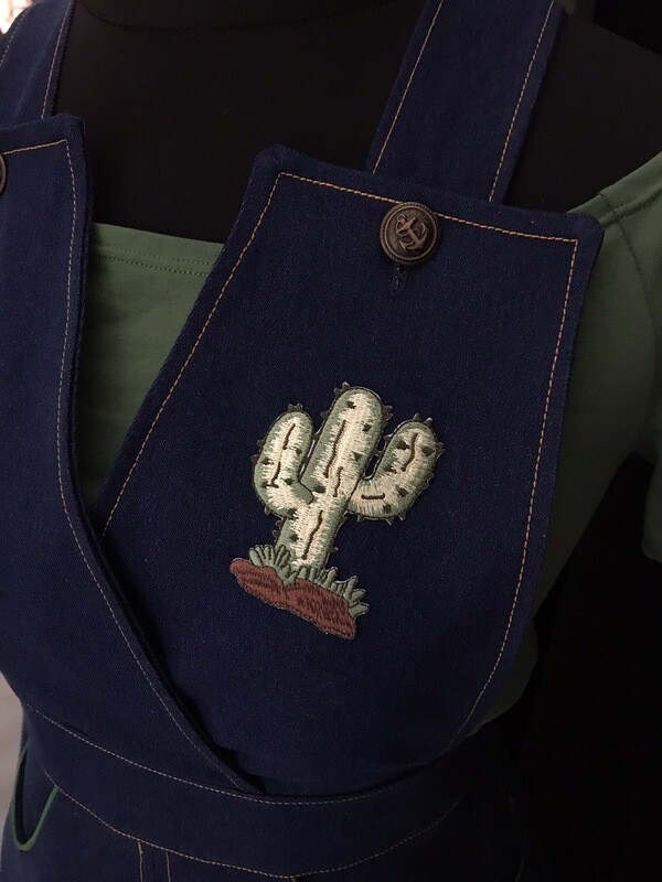 Pinafore Dress Denim