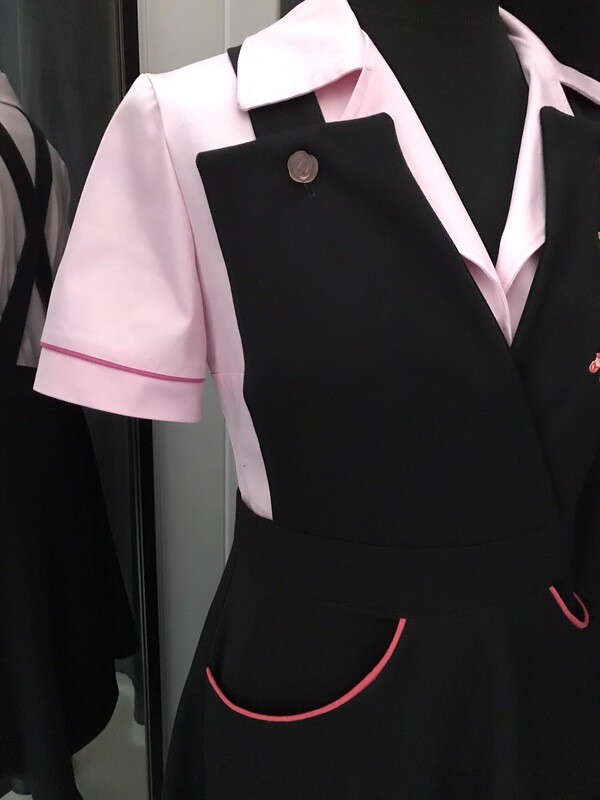 Pinafore Dress Black Hulagirl