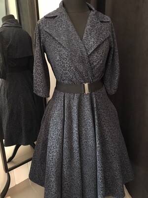 Blue Leopard Trenchcoat Blue Leopard Trenchcoat