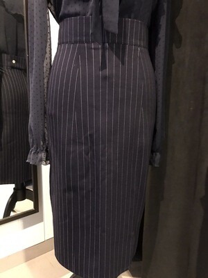 Pinstripe Dark Blue
