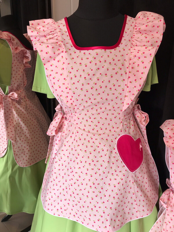 Apron Mini Cherry 🍒 Pink