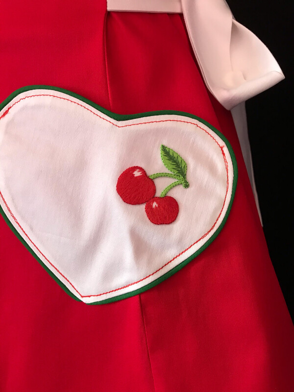 Red Cherry Apron