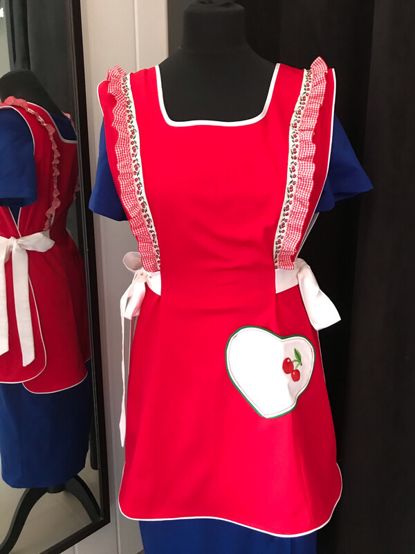 Red Cherry Apron Red Cherry Apron
