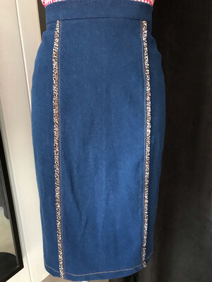 Leopard Denim