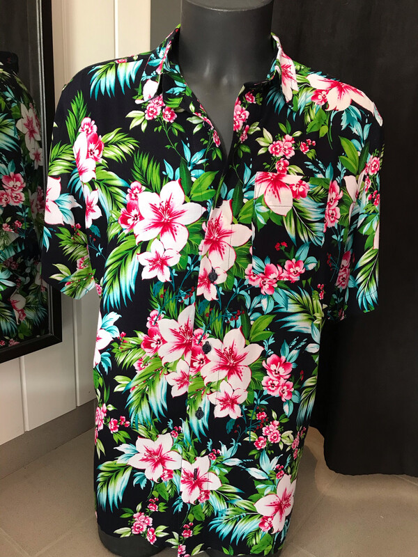 Men’s Shirt Tiki Dark Blue