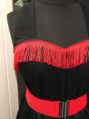 Zigzag Dress Black