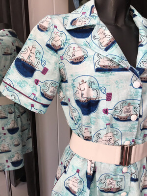 Playsuit Ship in a Bottle