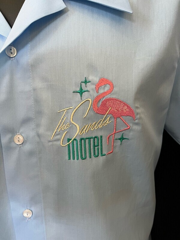 Men’s shirt The Sand Motel, Kleur: Lichtblauw