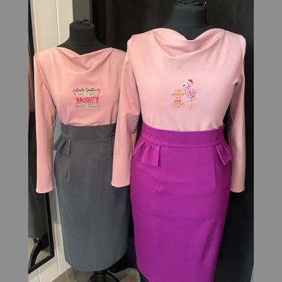 Top embroidery