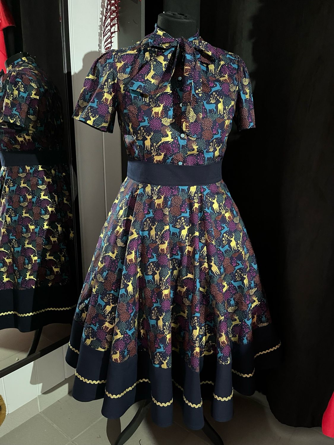 X-Mas rok met goud X-Mas rok met goud