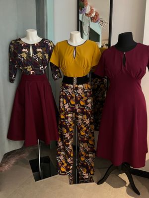 Broek in herfstkleuren