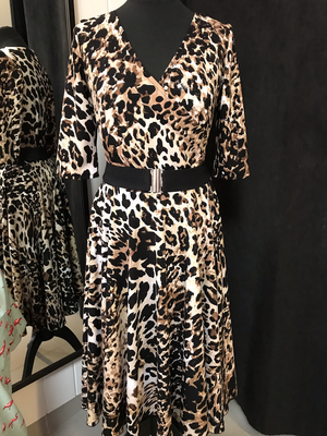 Leopard swing jurk