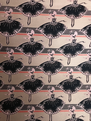 Jacquard Ballerina Lichtblauw